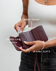Noa Wallet - Burgundy