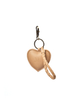 Puffy Heart Keychain - Sand
