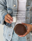 Rover Circle Pouch - Saddle (Dark)