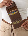 Noa Wallet - Saddle Dark