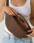 Mandrn Atlas Woven - Saddle (Dark) Fanny Pack