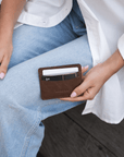 Mandrn Cardholder - Saddle (Dark) Cardholder
