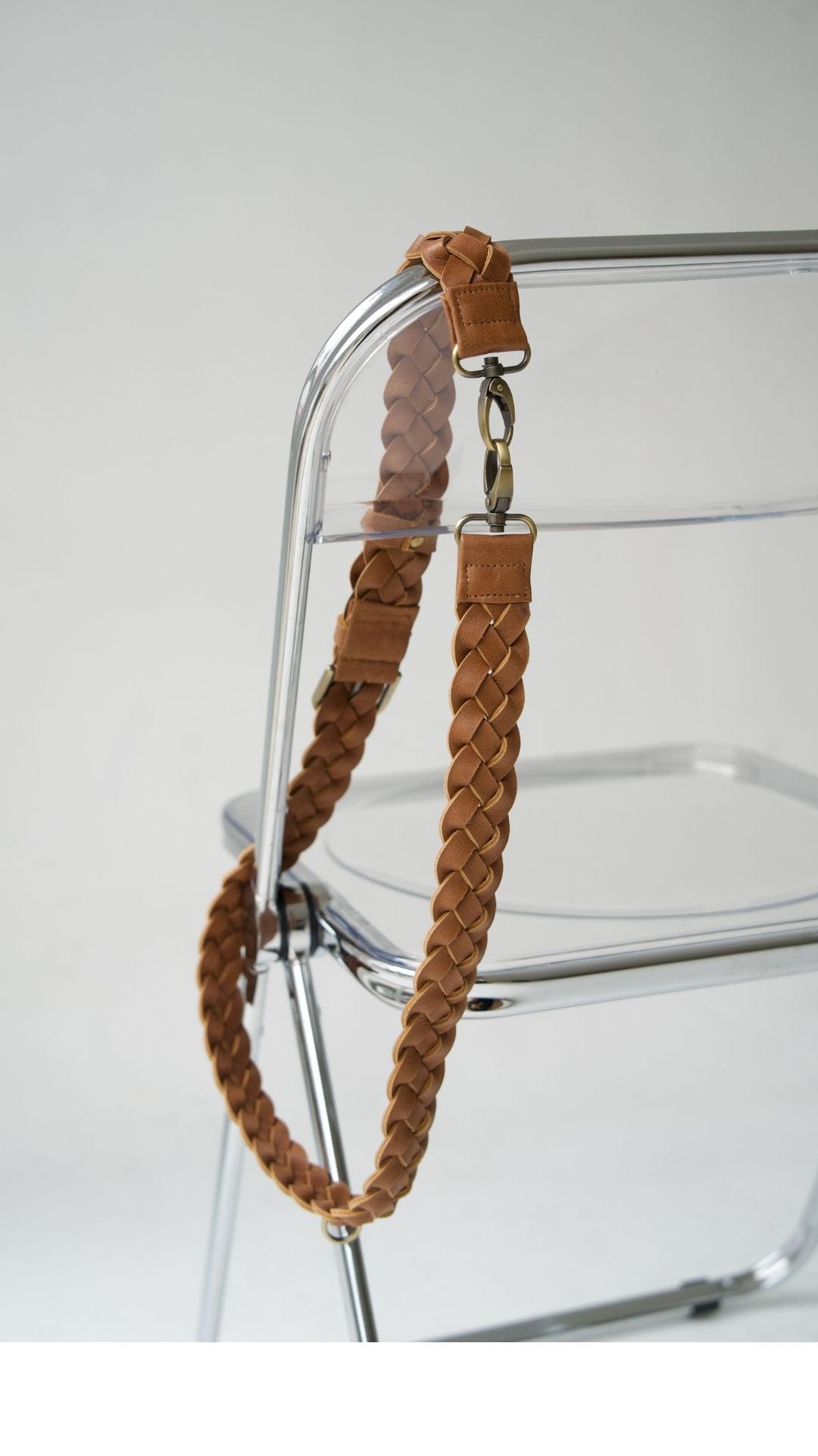 MANDRN  The Carry - Tan Woven Leather Strap