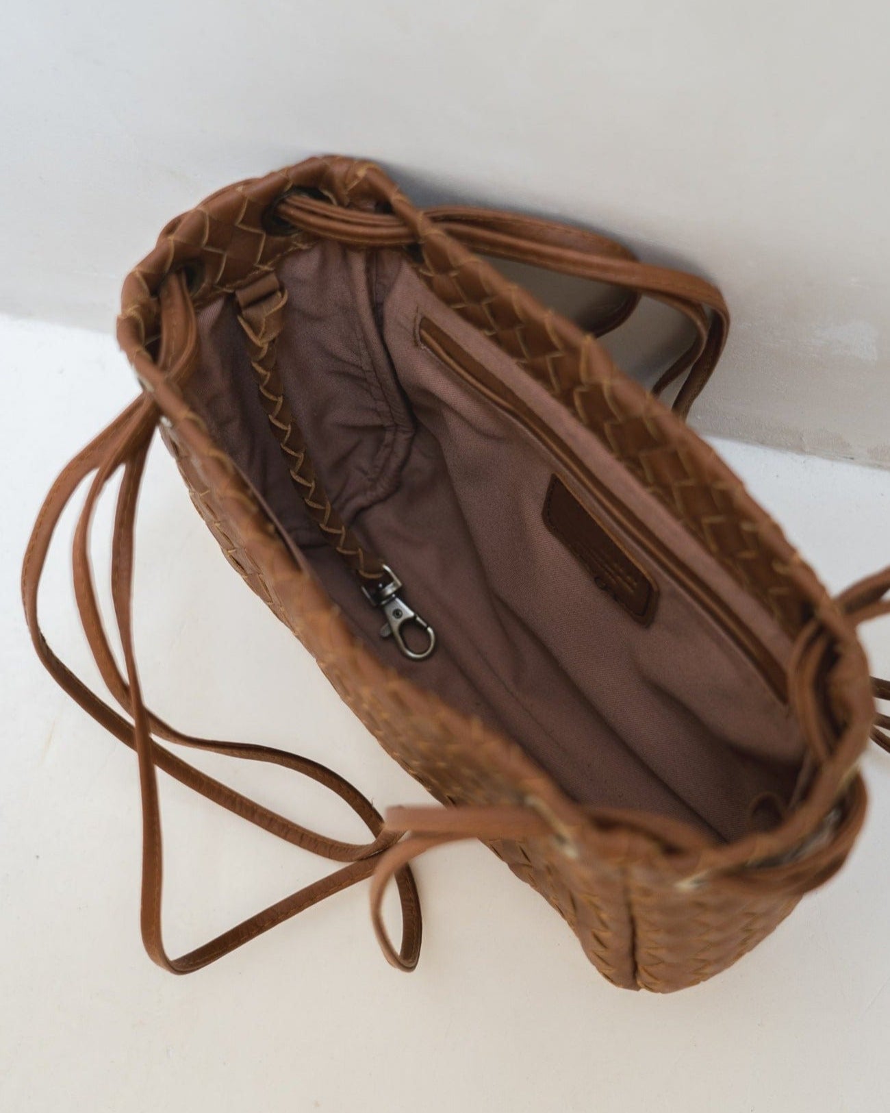 Mandrn Lou Woven - Tan Bag