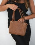 Mandrn Lou Woven - Tan Bag