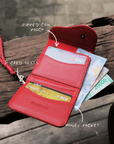 Mandrn Noa Wallet - Cherry Red Wallets & Money Clips