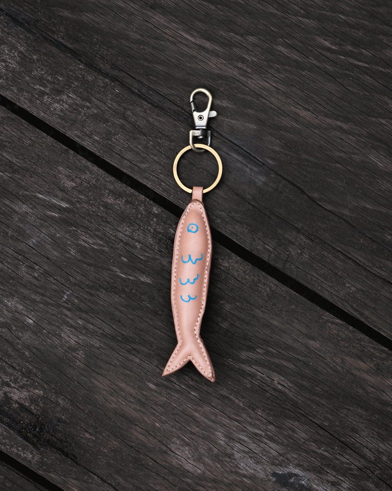 Mandrn Puffy Fish Charm - MANDRN x Papou Keychain