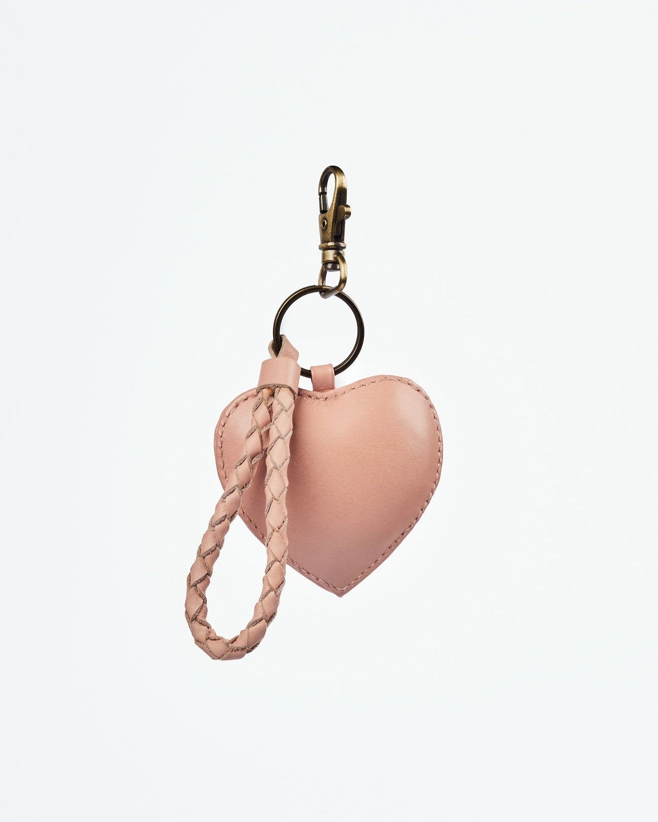 Mandrn Puffy Heart Keychain - Pink Keychain