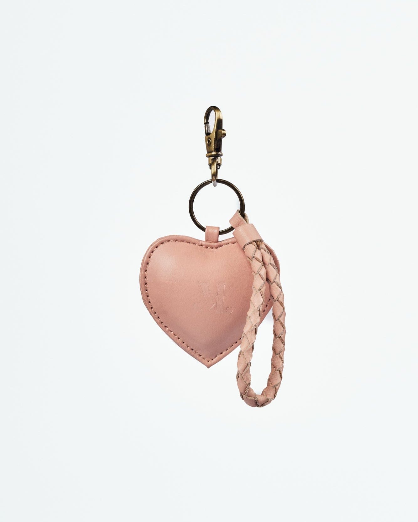 Mandrn Puffy Heart Keychain - Pink Keychain