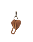 Mandrn Puffy Heart Keychain - Saddle (Light) Keychain