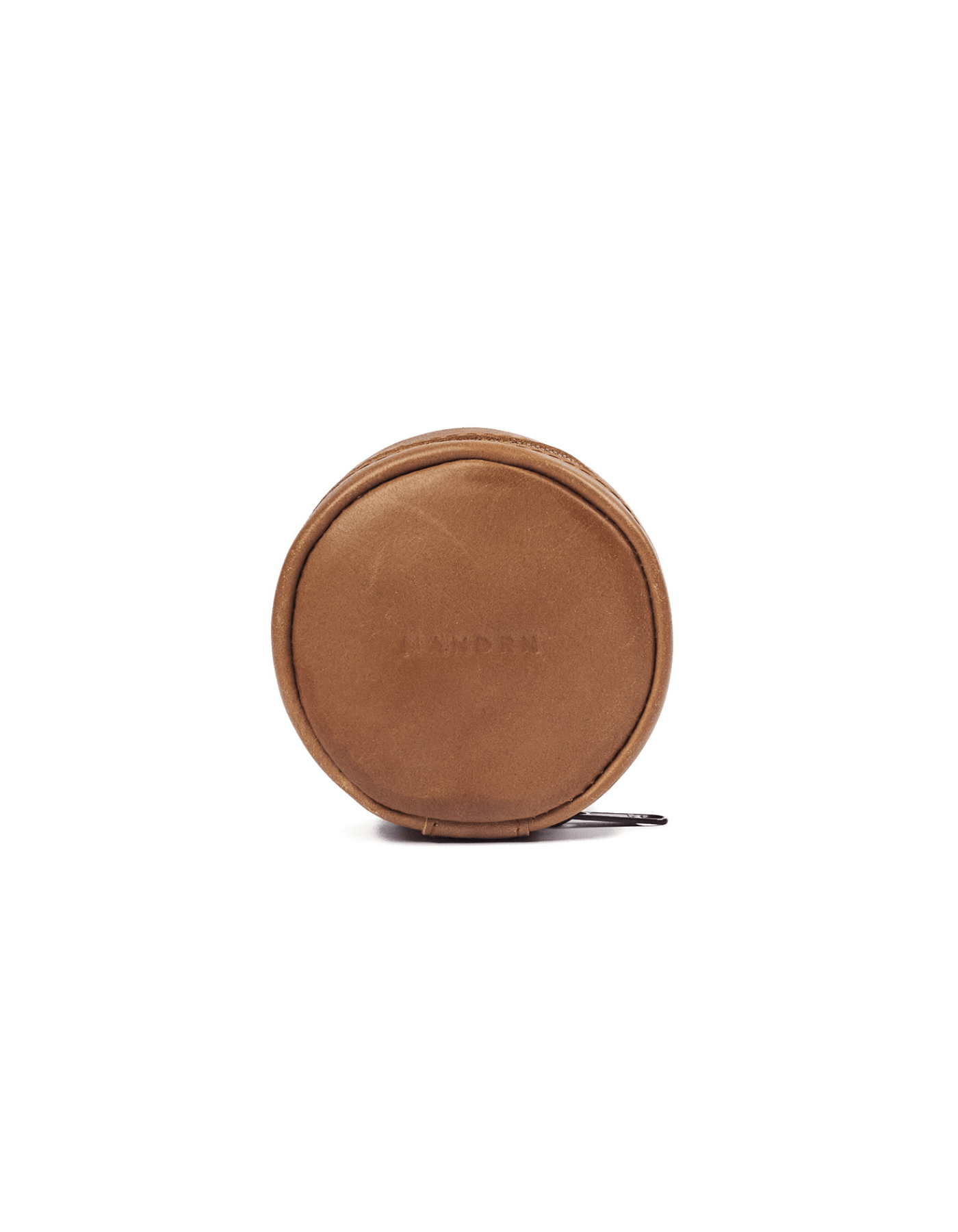 MANDRN | The Rover Circle Pouch - Tan Leather