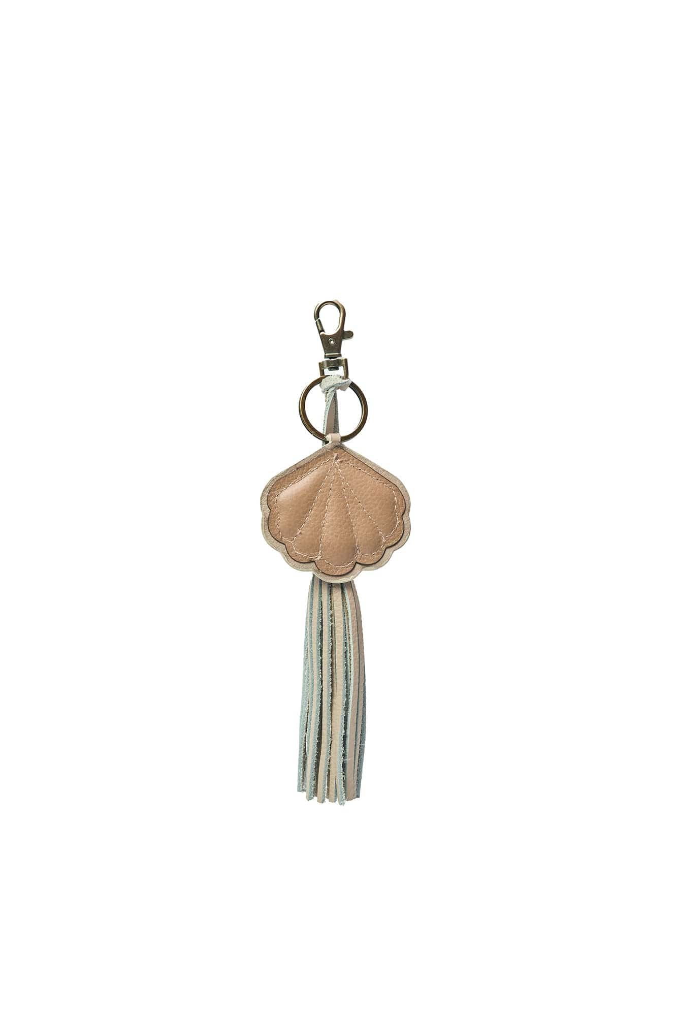 Mandrn Sea Shell & Tassel Keychain