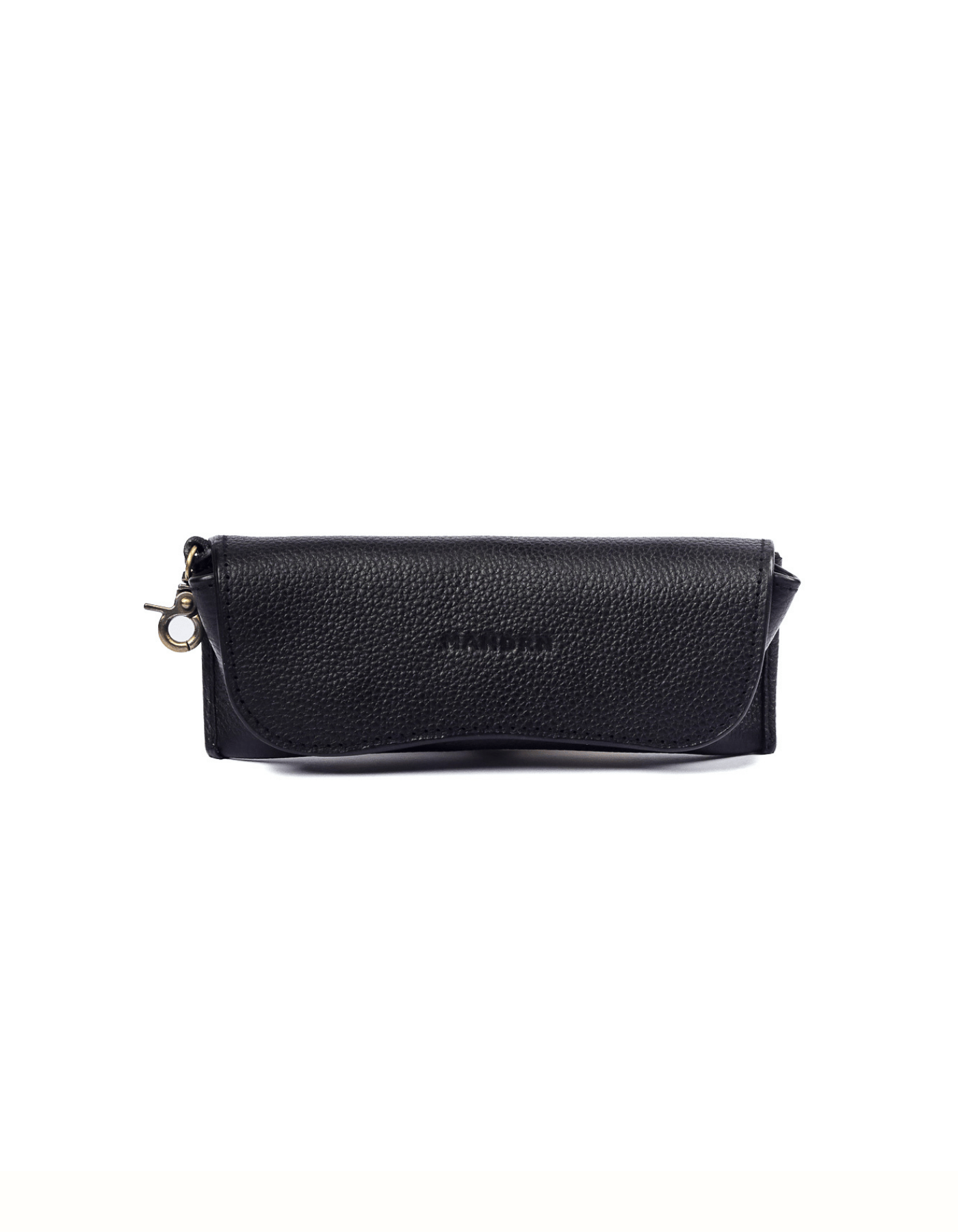 MANDRN | The Sol - Black Leather Sunglasses Case