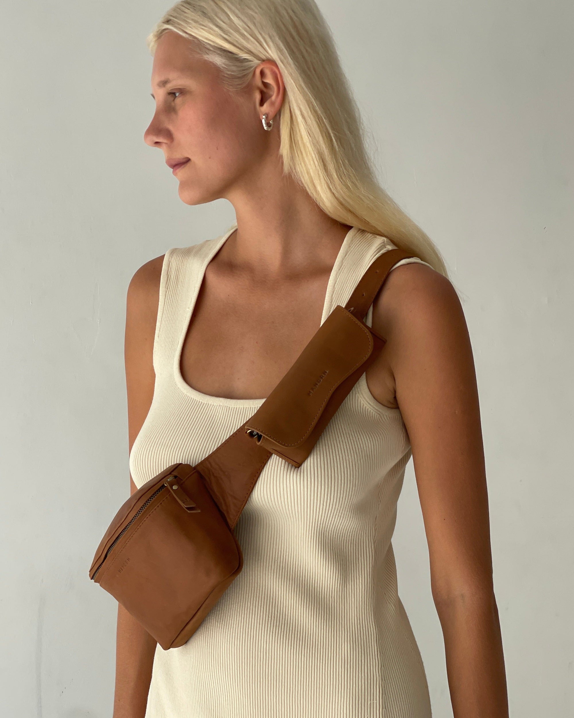Mandrn Sol Case - Tan Sunglasses Case