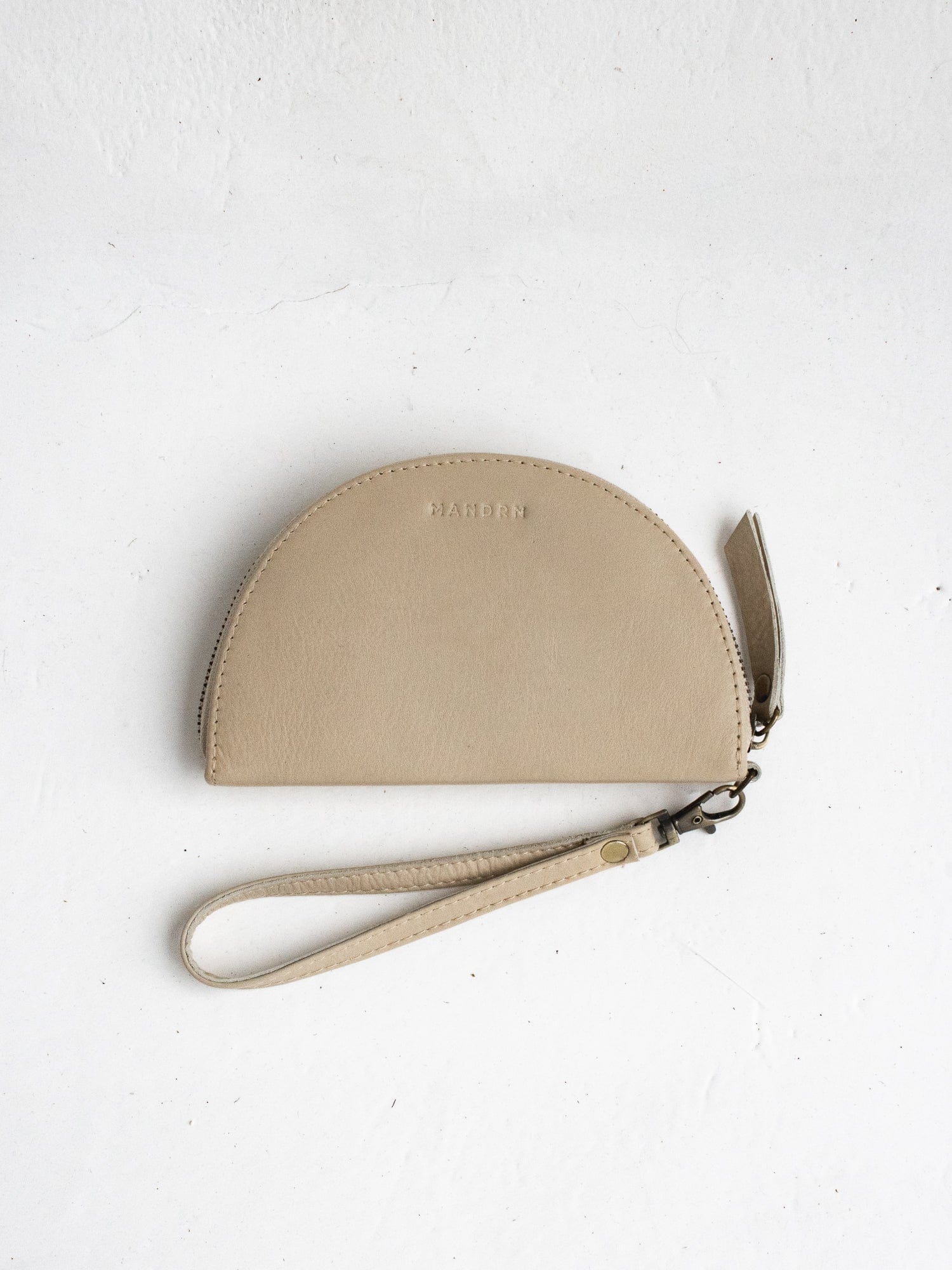 MandRN The Quin Zipped Leather Wallet