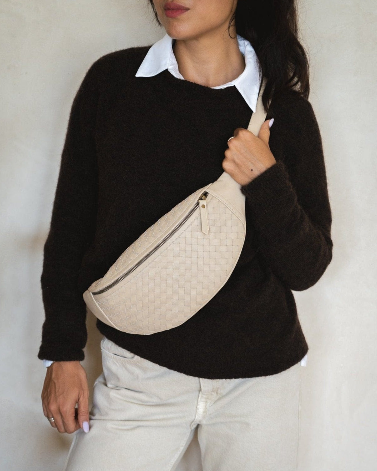 Mandrn Woven Atlas - Bone Fanny Pack