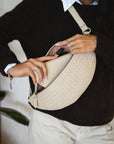 Mandrn Woven Atlas - Bone Fanny Pack