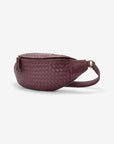 Mandrn Woven Atlas - Burgundy Crossbody Bag
