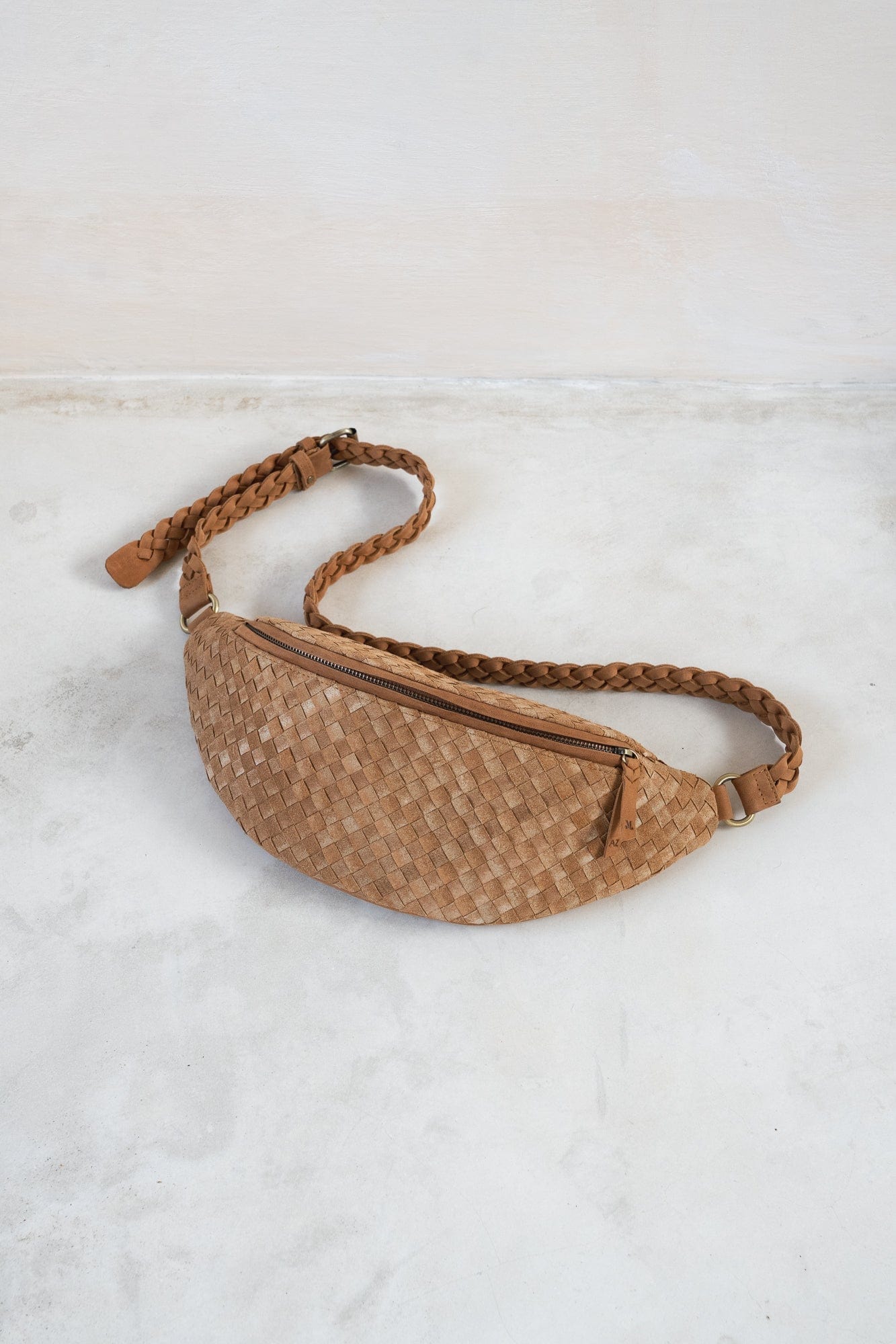 MANDRN | The Woven Atlas - Aleksandra Zee Leather Fanny Pack