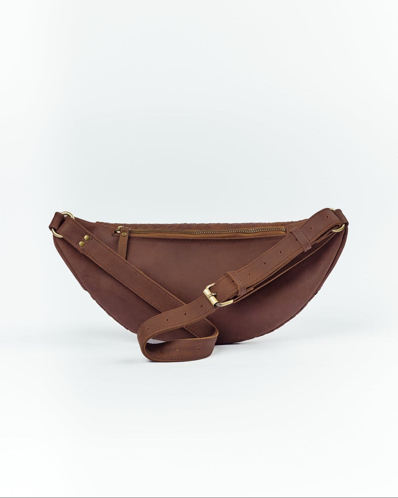 Mandrn Woven Atlas - Saddle (Dark) Fanny Pack