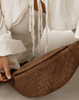 Mandrn Woven Atlas - Saddle (Dark) Fanny Pack