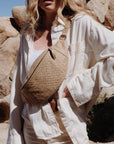 Mandrn Woven Atlas - Sand Crossbody Bag
