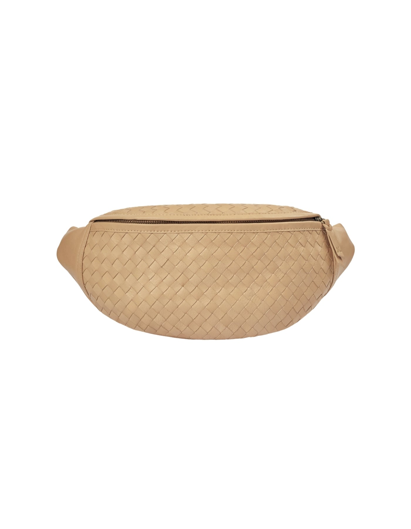 バッグ manin MANDRN | The Woven Atlas - Sand Leather Crossbody Bag