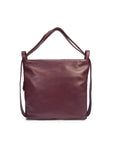 MANDRN Woven Evra Tote - Burgundy tote