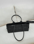 Mandrn Woven Rosalie - Black Purse