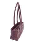 Mandrn Woven Rosalie - Burgundy Purse