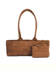 Mandrn Woven Rosalie - Saddle (Light) Purse