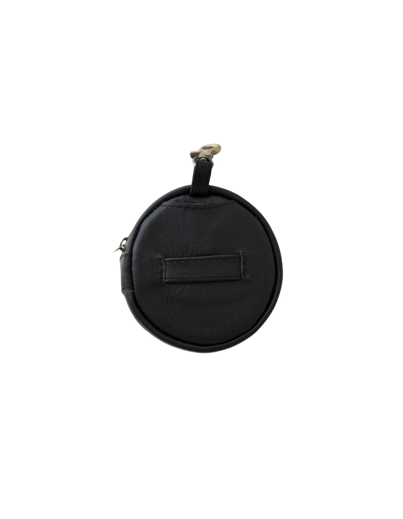 MANDRN | The Woven Rover - Black Leather Circle Pouch