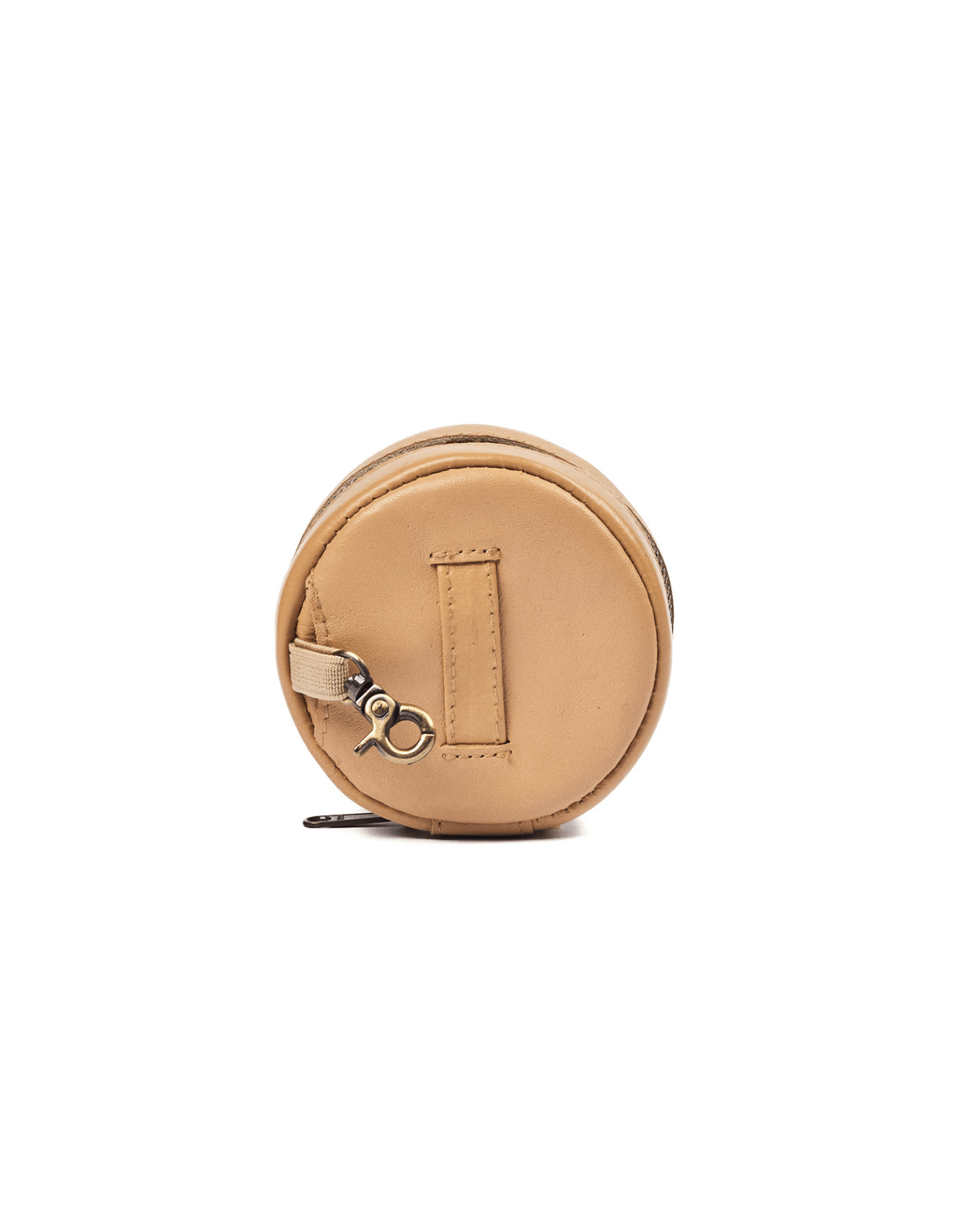 MANDRN | The Woven Rover - Sand Leather Circle Pouch