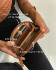 Wedge Wallet - Tan
