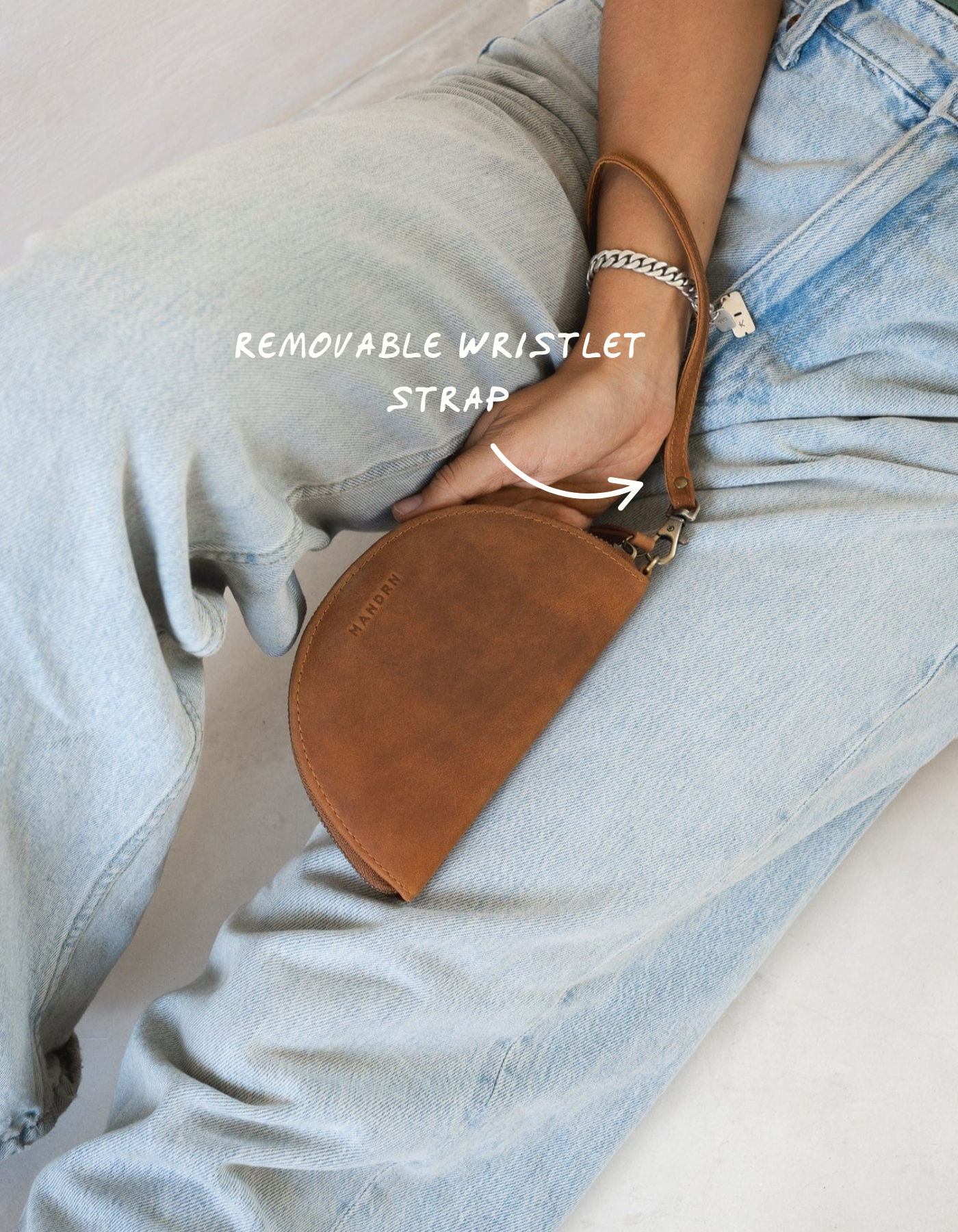 Wedge Wallet - Saddle (Light)