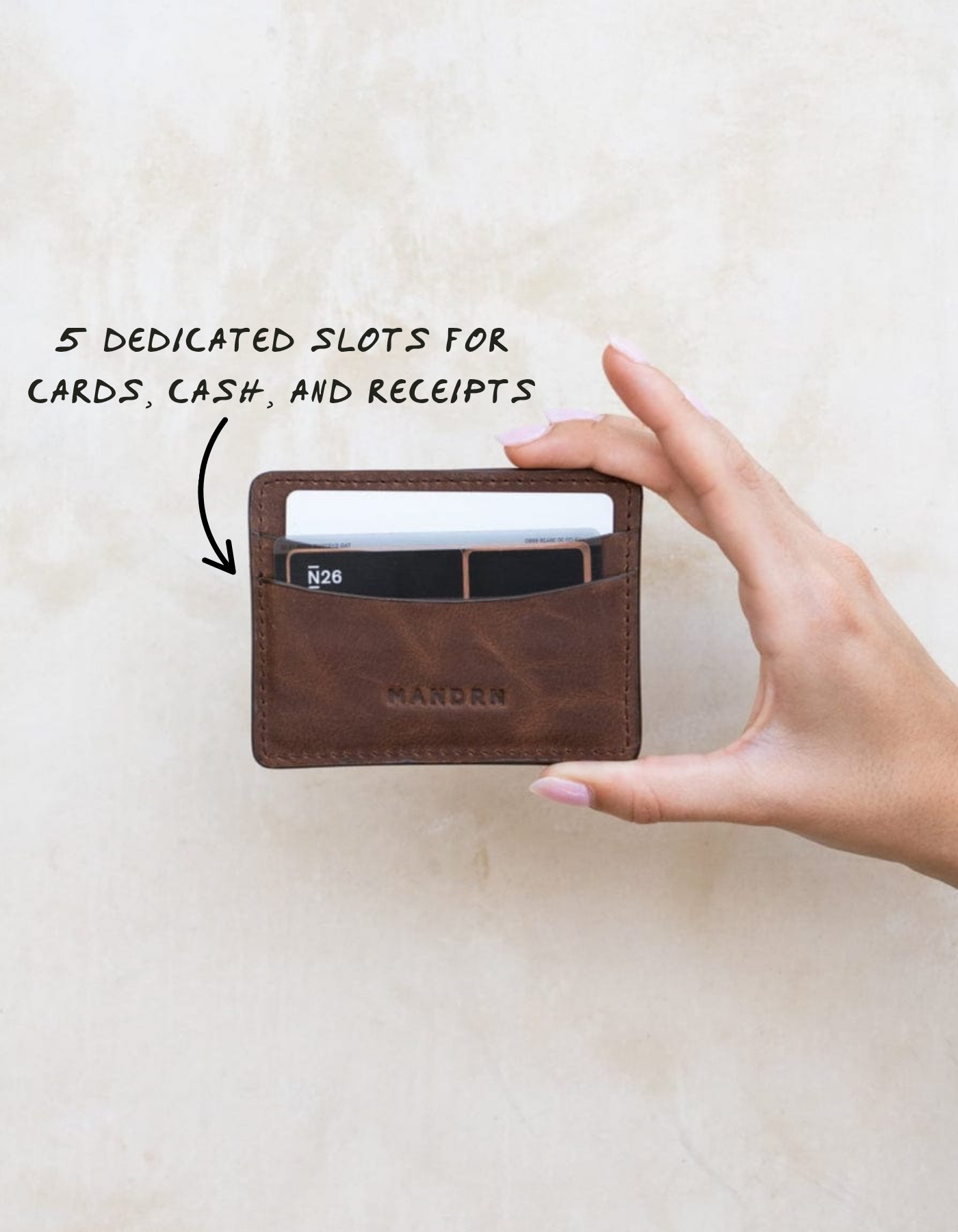 Cardholder - Saddle (Dark)
