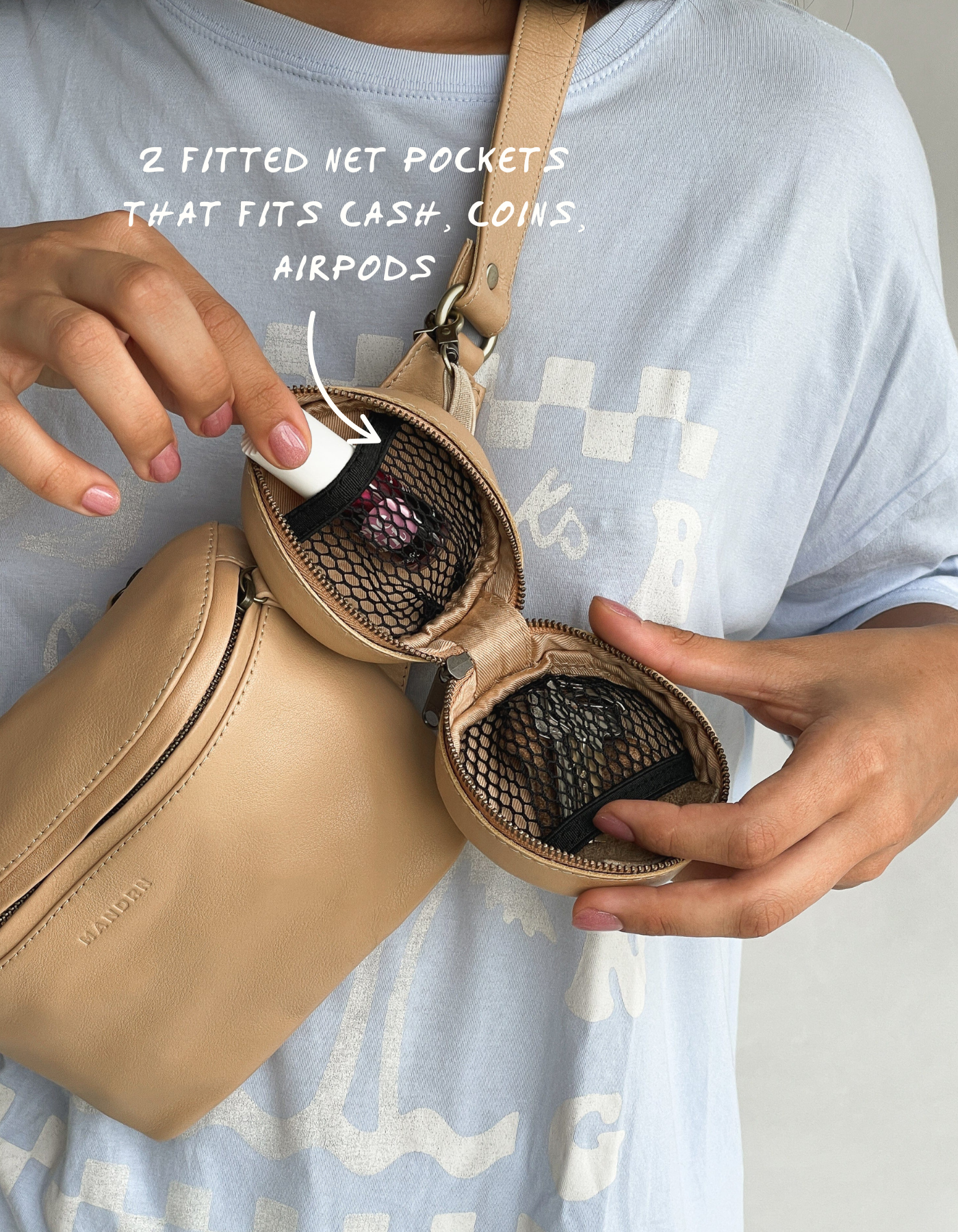 Rover Circle Pouch - Sand