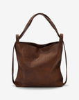 [PRE-ORDER] Woven Evra Tote - Saddle (Dark)