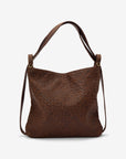 [PRE-ORDER] Woven Evra Tote - Saddle (Dark)
