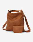 [PRE-ORDER] Woven Evra Tote - Saddle (Light)