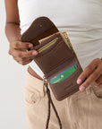 Noa Wallet - Saddle Dark