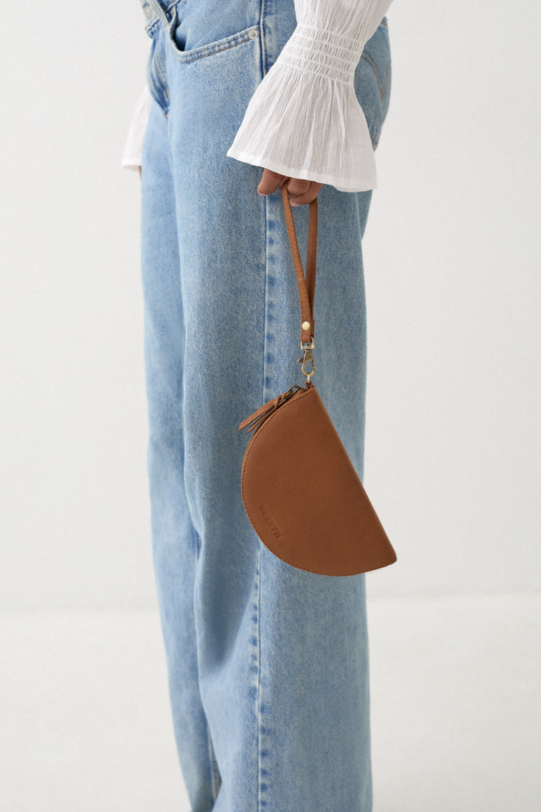 Wedge Wallet - Saddle (Light)