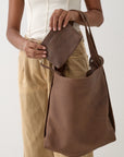 [PRE-ORDER] Woven Evra Tote - Saddle (Dark)