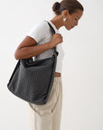 Woven Evra Tote - Black