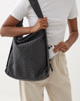 Woven Evra Tote - Black