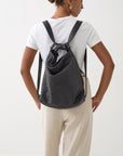 Woven Evra Tote - Black