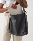 Woven Evra Tote - Black