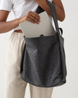 Woven Evra Tote - Black