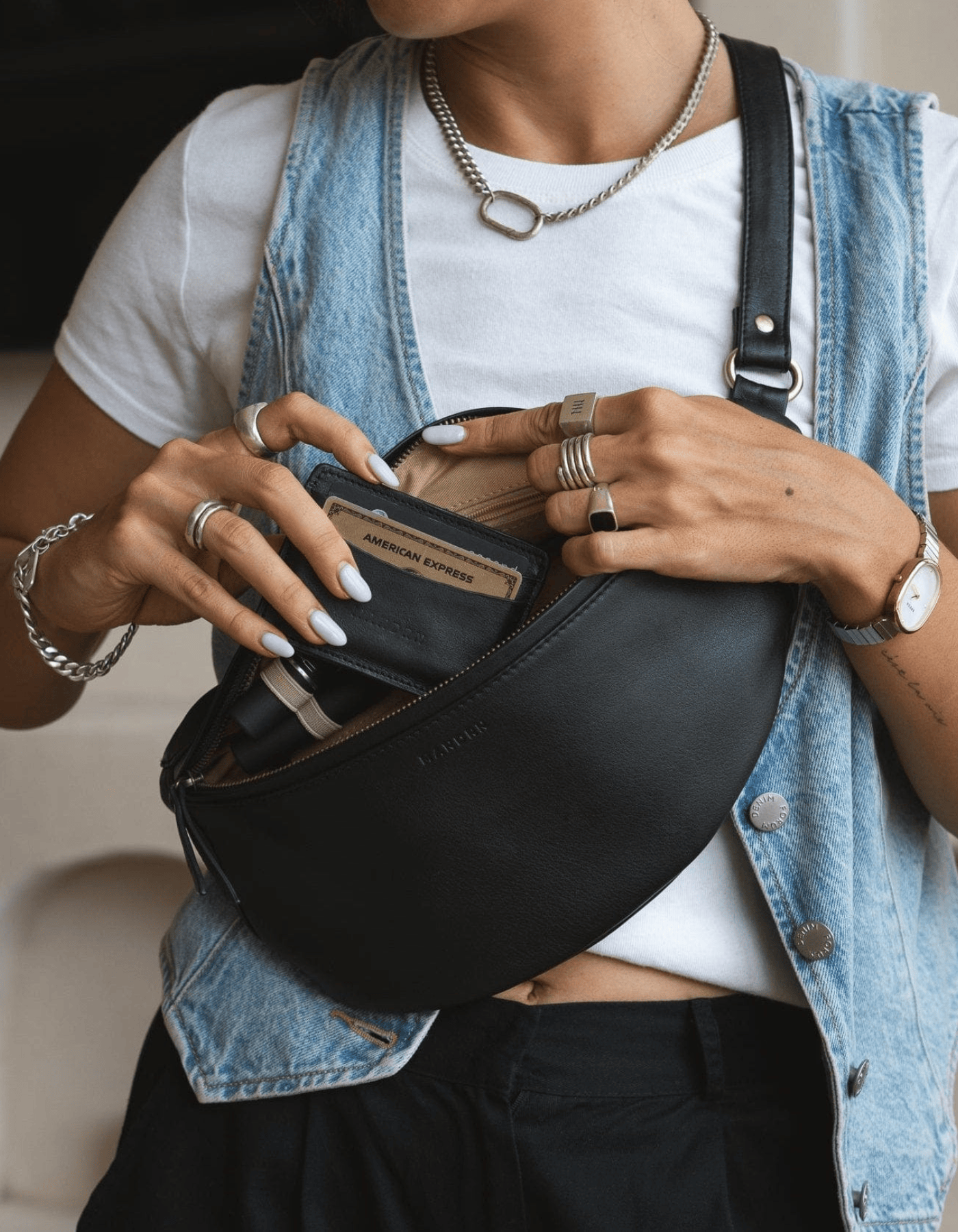 Mandrn Atlas - Black Fanny Pack