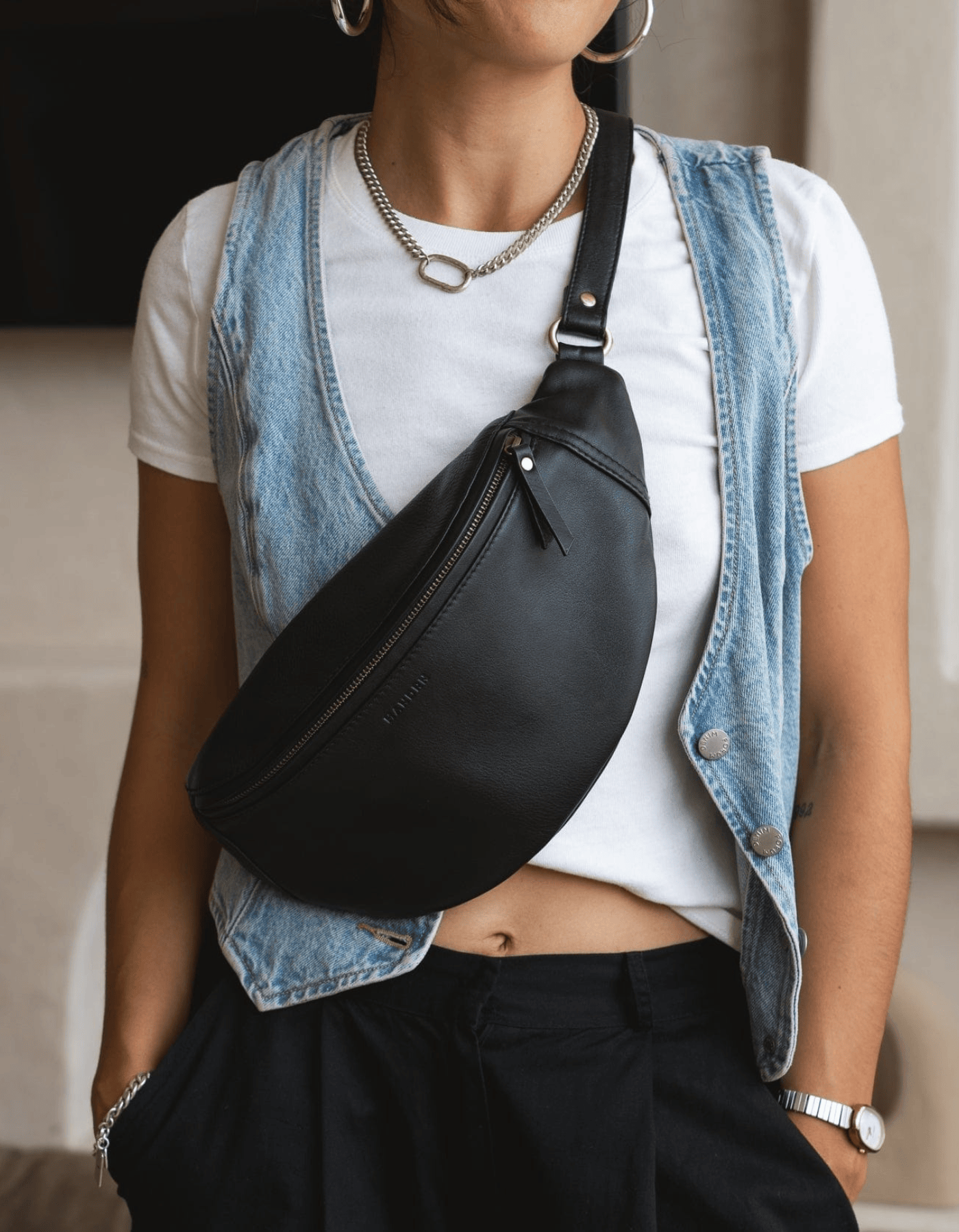 Mandrn Atlas - Black Fanny Pack